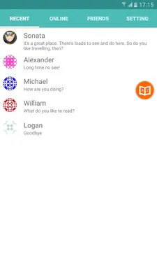 Hello Chat android App screenshot 1