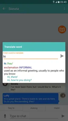 Hello Chat android App screenshot 2